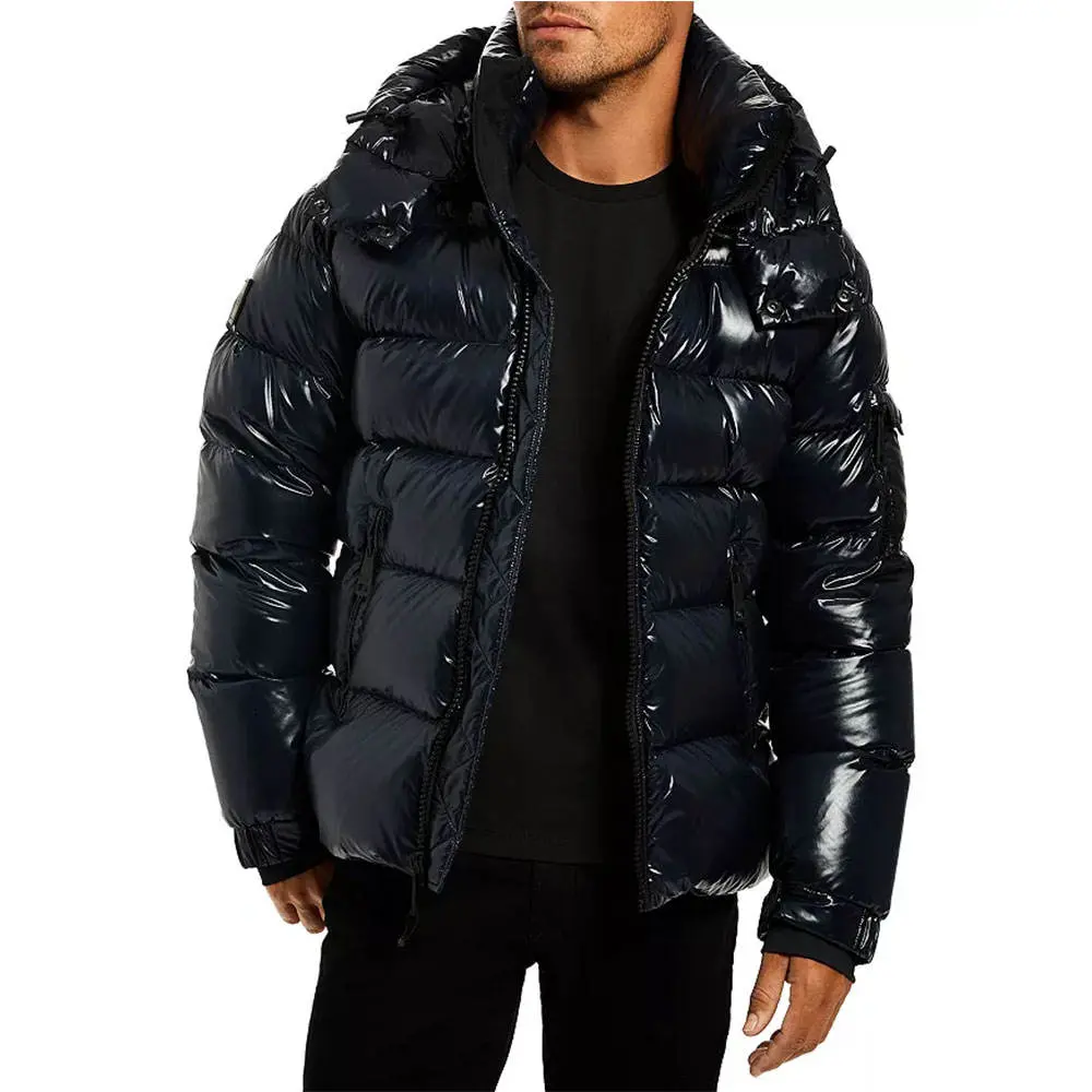 Plus size down jacket with full coverage