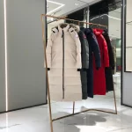 Canada Goose women's extra-long hooded coat in off-white - Image 5